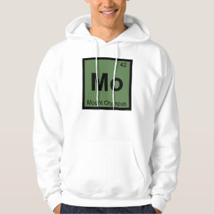 Veste À Capuche Mo - Symbole du tableau périodique de la chimie du
