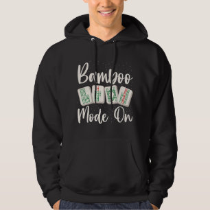 Veste À Capuche Mode Bambou sur la conception pour un Mahjong Nerd