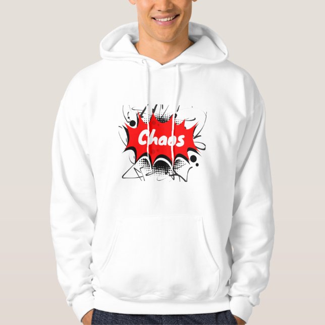 Veste À Capuche Mode CHAOS – Sweatshirt Comic Blast (Devant)