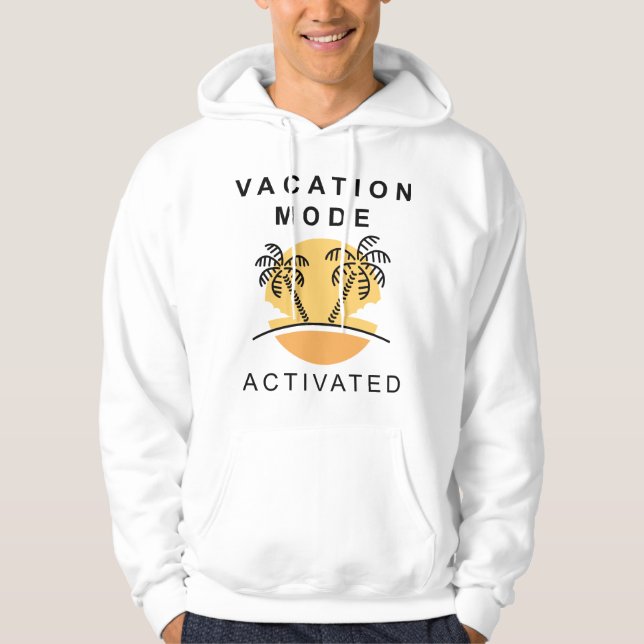 Veste À Capuche Mode de vacances activé (Devant)