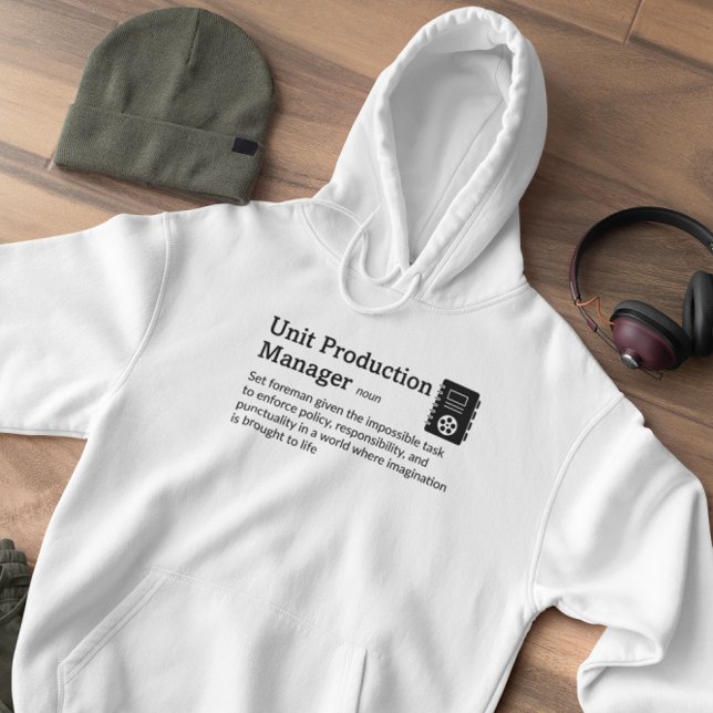 Veste À Capuche Mode Lumière de définition de Production Manager - (Créateur téléchargé)