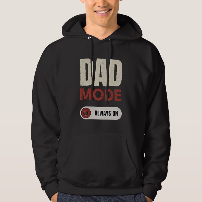 VESTE À CAPUCHE MODE PÈRE TOUJOURS ACTIVÉ (Devant)