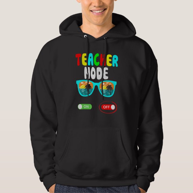 Veste À Capuche Mode Professeur Désactivé Dernier Jour De Vacances (Devant)