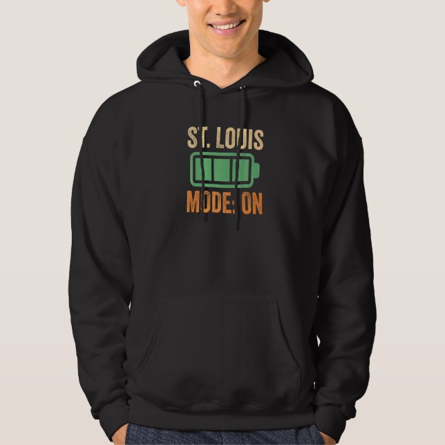 Veste À Capuche Mode Saint-Louis sur batterie (Devant)