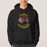 Veste À Capuche Modifier le modèle de texte Railroader Red Yellow<br><div class="desc">Any Railroad Modeller veut love this one - See my store for this design on other items - et more great train Gift Ideas !</div>