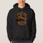 Veste À Capuche Modifier le texte Modeleur ferroviaire Orange Dies<br><div class="desc">Any Railroad Modeller veut love this one - See my store for this design on other items - et more great train Gift Ideas !</div>