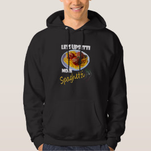 Veste À Capuche Moins Upsetti Plus Amateur de Spaghetti Pâtes Ital