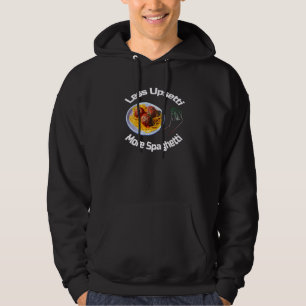 Veste À Capuche Moins Upsetti Plus de Spaghetti Pâtes Italiennes