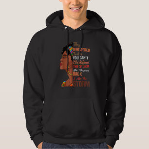 Veste À Capuche Mois de l'histoire noire Je suis tempête Melanin A