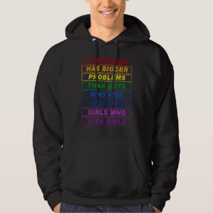 Veste À Capuche Mois gay pride Lgbt Le Monde A De Plus Gros Problè