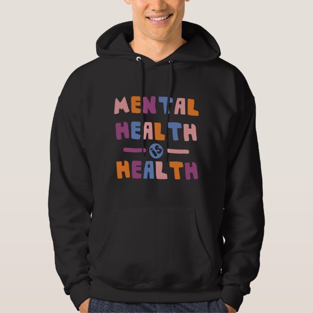 Veste À Capuche Mois national de sensibilisation à la santé mental (Devant)