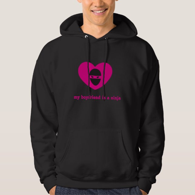Veste À Capuche mon ami est un ninja (Devant)