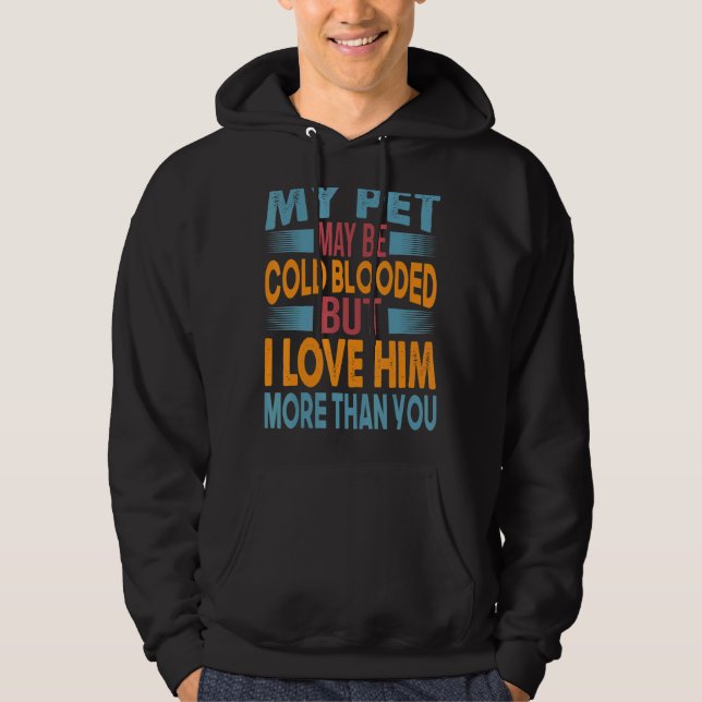 Veste À Capuche Mon Animal De Compagnie Peut Être Sanglé, Mais Je  (Devant)