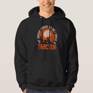 Veste À Capuche Mon Balai A Cassé Donc Maintenant Je Conduis Un Tr