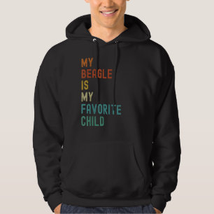 Veste À Capuche Mon Beagle Est Mon Favori. Amant de chien amusant