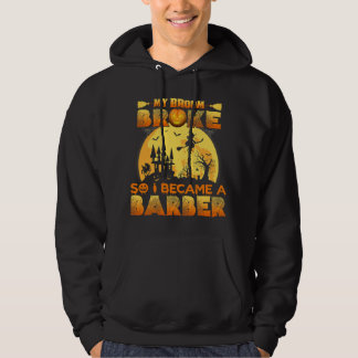 Veste À Capuche Mon Broom S'Est Écrasé Alors Je Suis Devenu Un Bar