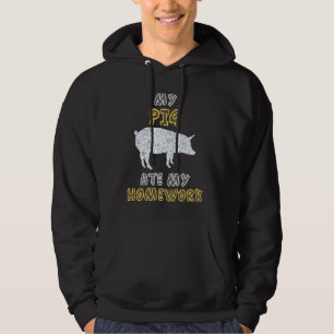 Veste À Capuche Mon Cochon A Mangé Mon Porc À Mâle Porc À Mâle