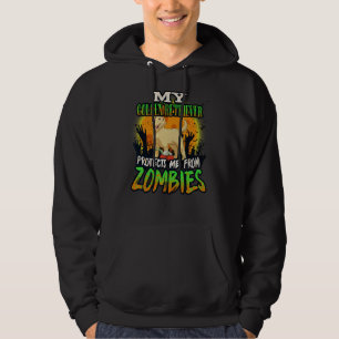 Veste À Capuche Mon Golden Retriever Me Protège Des Zombies Drôle