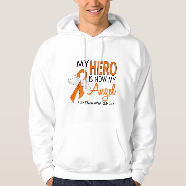 Veste À Capuche Mon héros est ma leucémie d'ange (Devant)