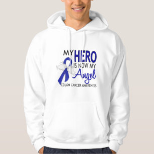 Veste À Capuche Mon héros est mon cancer du colon d'ange