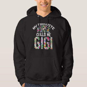 Veste À Capuche Mon Infirmière Préférée M'Appelle Gigi Fière Grand