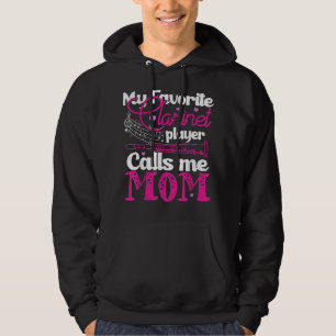 Veste À Capuche Mon Joueur Clarinet préféré m'appelle Maman Clarin