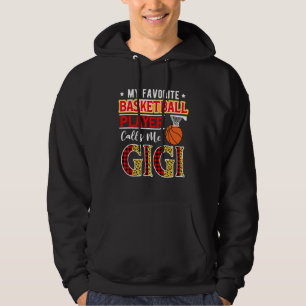 Veste À Capuche Mon Joueur De Basket-ball Préféré M'appelle Gigi M