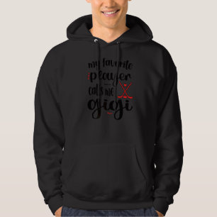 Veste À Capuche Mon Joueur préféré m'appelle Gigi Ice Hockey Gigi