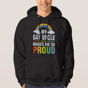Veste À Capuche Mon Oncle Gay Me Rend Si Fière Du Mois Lgbt Jour N