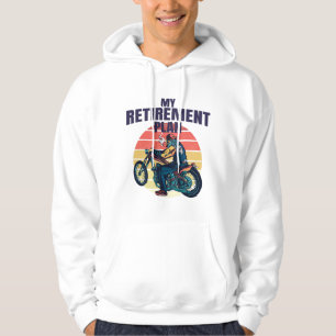 Veste À Capuche Mon plan de retraite moto