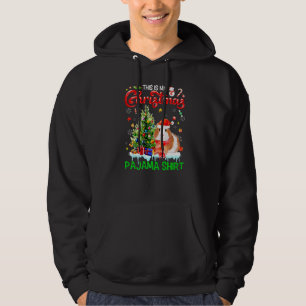 Veste À Capuche Mon Pyjama de Noël Écharpe de porc Guinée Père Noë