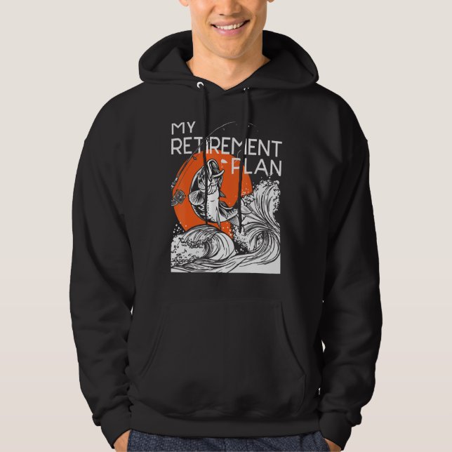 Veste À Capuche Mon régime de retraite Retraite Retraite Retraite  (Devant)