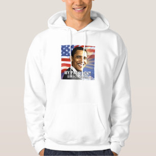 Veste À Capuche Mon sweatshirt du Président Barack Obama (drapeau)