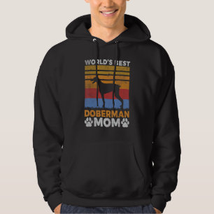 Veste À Capuche Mondes meilleur Doberman Maman