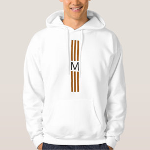 Veste À Capuche Monogrammes Brown modernes