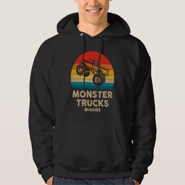 Veste À Capuche Monster Trucks Buddies  Monster Trucks Are My Jam  (Devant)