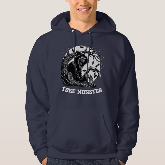 Veste À Capuche Monstre Arbre (Devant)