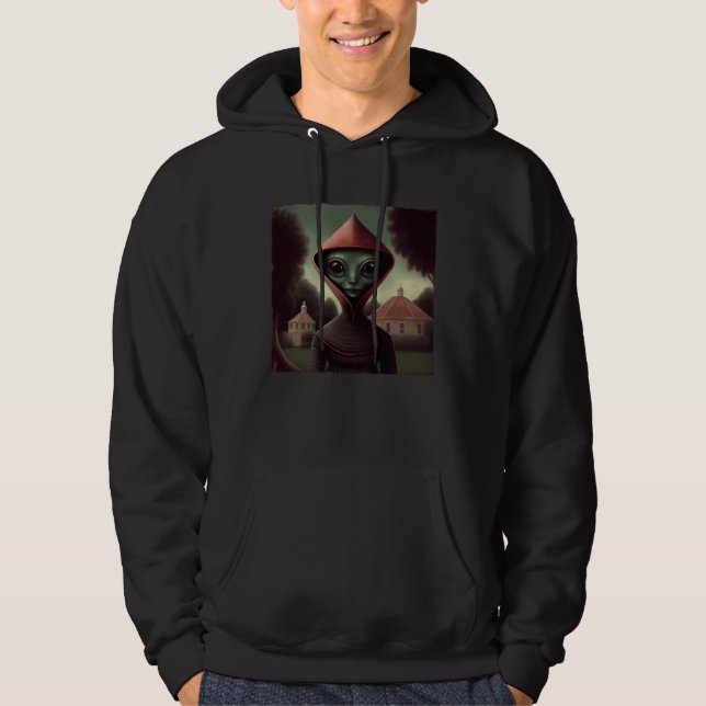 Veste À Capuche Monstre de Flatwoods Braxie 1952 Alien Cryptide Ef (Devant)