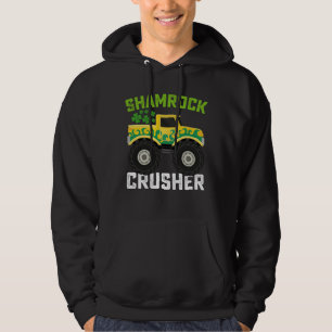 Veste À Capuche Monstre Shamrock Crusher Camion Jour de la Saint-P