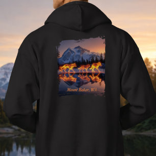 Veste À Capuche Montagne de loups spirituels