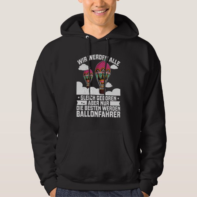 Veste À Capuche Montgolfière Montgolfière Vol En Montgolfière Avia (Devant)