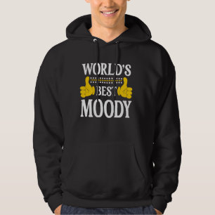 Veste À Capuche Moody Nom de famille Funny Team Famille Nom de fam