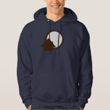 Moon Cabin: ApproachableWolf Hoodie by JH Thornton