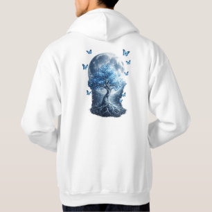 Veste À Capuche moonlight tree white hoodie