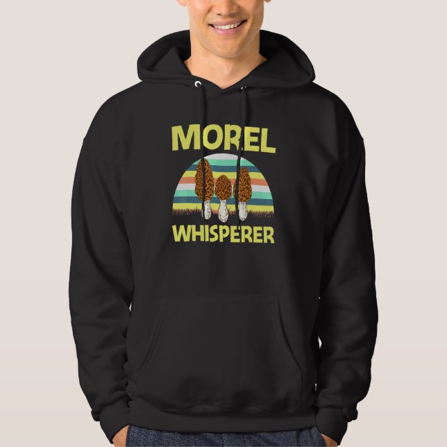 Veste À Capuche Morel Pour Hommes Femmes Morel Champignons Chasseu (Devant)