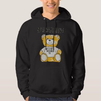 Veste À Capuche Moschino JERSEY T-SHIRT BRUSHSTROKE TEDDY BEAR