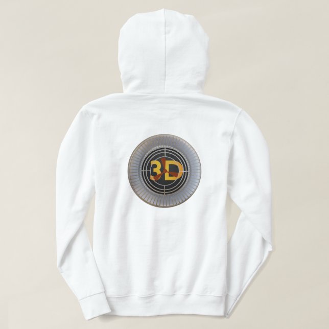 Veste À Capuche Moteur 3D. (Design dos)