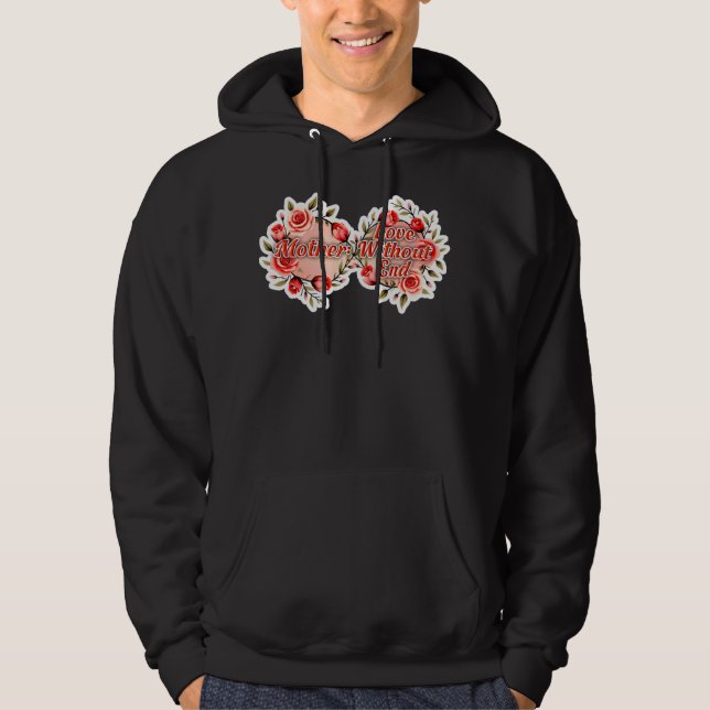 Veste À Capuche Mother Love Without End – Floral Design (Devant)