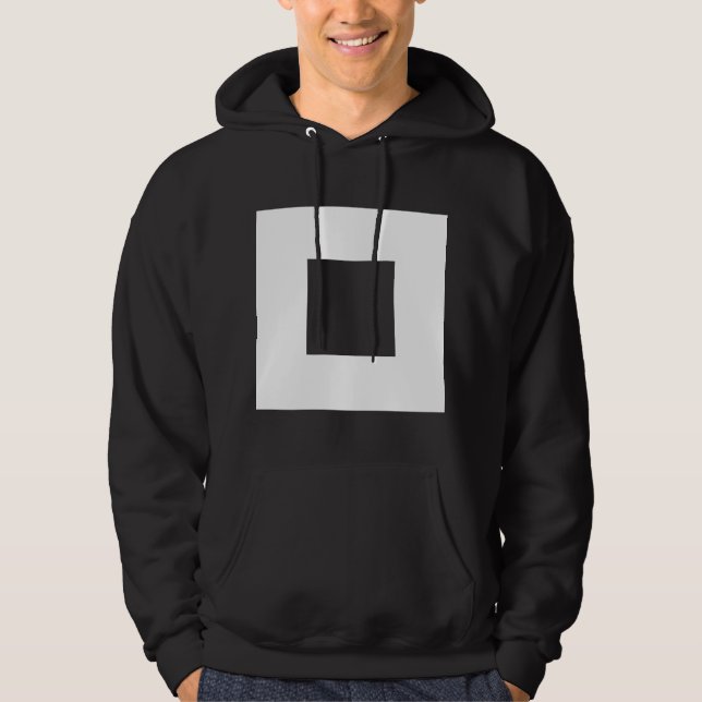 Veste À Capuche Motif carré (Devant)