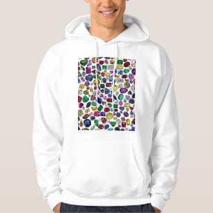 Veste À Capuche Motif coloré Gemstone & Diamond